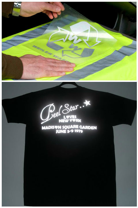 Siser P.S. Extrareflex световозвращающая светоотражающая пленка для одежды нанесение логотипов на спецодежду